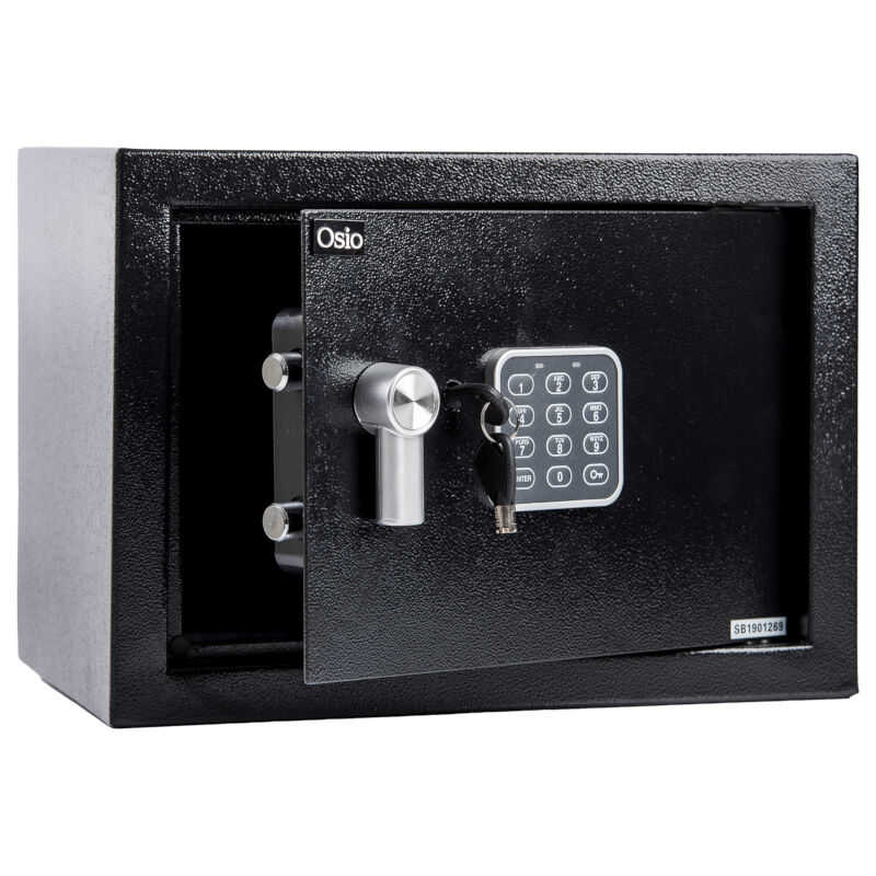 Osio OSB-2535BL Χρηματοκιβώτιο με Ηλεκτρονική Κλειδαριά Μαύρο 35x25x25 cm Osio OSB-2535BL Χρηματοκιβώτιο με Ηλεκτρονική Κλειδαριά Μαύρο 35x25x25 cm